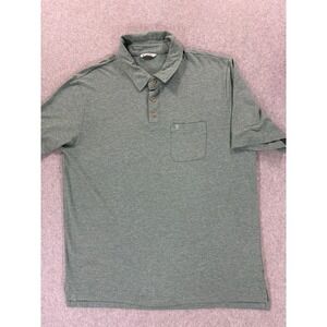 Duck Camp Bamboo Blend Short Sleeve Polo Shirt (Men's XL) Green